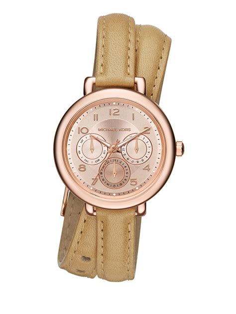 michael kors double wrap watch uk